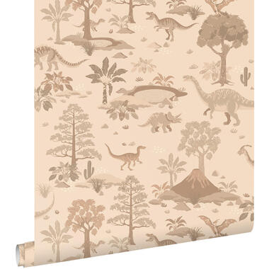 ESTAhome behang - dinosaurussen - beige - 50 x 900 cm - 131659 product