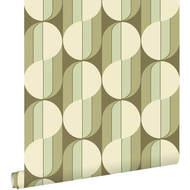 ESTAhome behang - retro ornamenten - groen - 50 x 900 cm - 131589 product