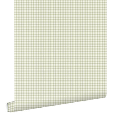 ESTAhome behang - strepen - vergrijsd groen - 50 x 900 cm - 131643 product