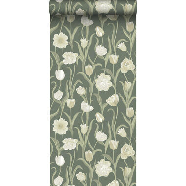 Borastapeter behang - bloemen - groen - 53 cm x 10.05 m - 662656 product