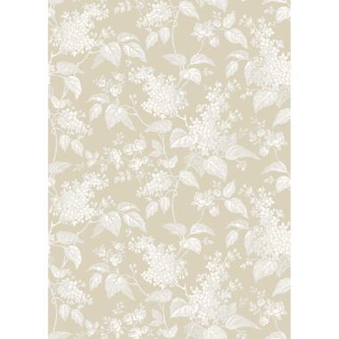 Borastapeter behang - bloemen - beige en grijs - 53 cm x 10.05 m - 662687 product