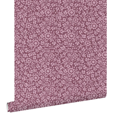ESTAhome behang - bloemetjes - donker paars - 50 x 900 cm - 131673 product