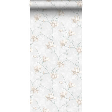 Borastapeter behang - bloemen - grijs - 53 cm x 10.05 m - 662634 product
