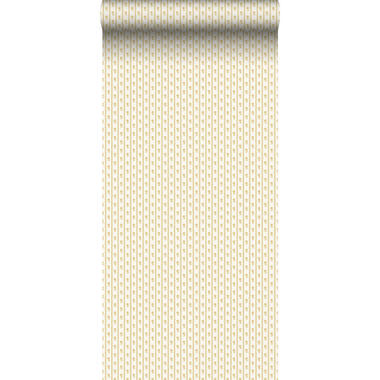 Borastapeter behang - bloemetjes - geel - 53 cm x 10.05 m - 662678 product