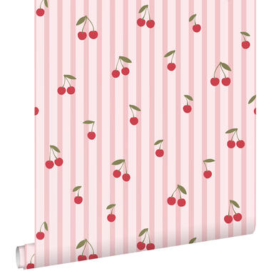 ESTAhome behang - kersen - roze - 50 x 900 cm - 131653 product