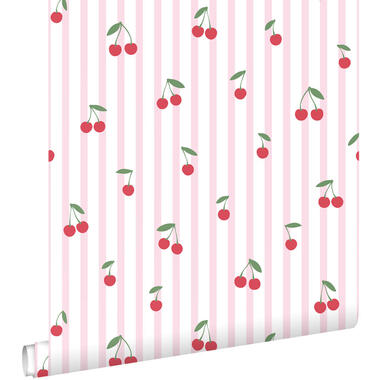 ESTAhome behang - kersen - licht roze - 50 x 900 cm - 131654 product