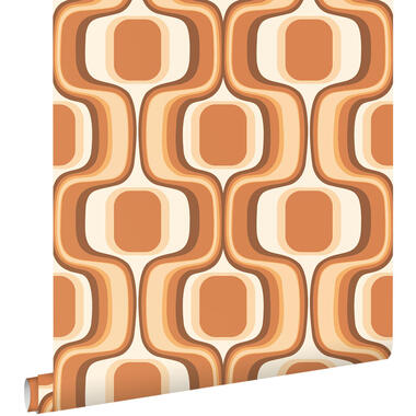 ESTAhome behang - retro ornamenten - terracotta - 50 x 900 cm - 131585 product