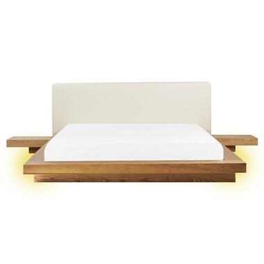 ZEN - Tweepersoonsbed LED - Lichthout - 160 x 200 cm - MDF product