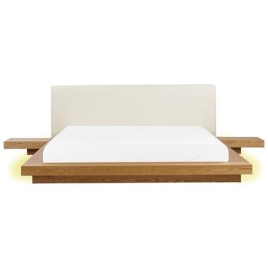 ZEN - Tweepersoonsbed LED - Lichthout - 180 x 200 cm - MDF