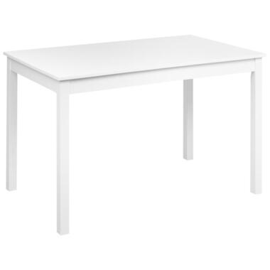 BARLEE - Eettafel - Wit - 119 x 73 cm - MDF product