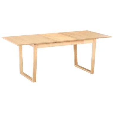 CAMDEN - Uitschuifbare eettafel - Lichtbruin - 160/200 x 95 cm - MDF product