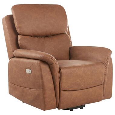 GLORIE - Massagestoel - Bruin - Kunstleer product