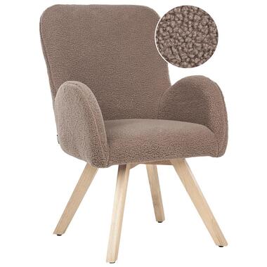 BJARN - Fauteuil - Bruin - Bouclé product