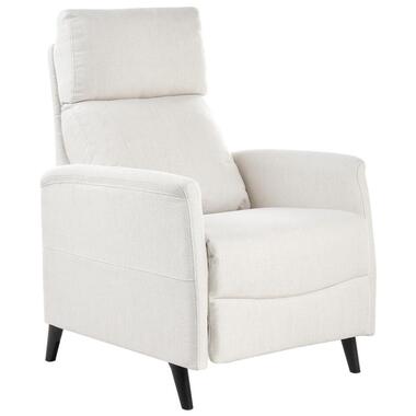 SELVIK - Relaxfauteuil - Gebroken wit - Stof product