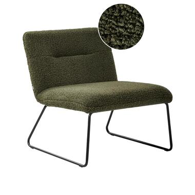 COTULLA - Fauteuil - Donkergroen - Bouclé product