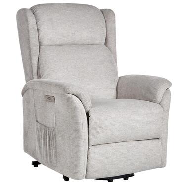 ELEGY - Verstelbare fauteuil - Lichtgrijs - Polyester product