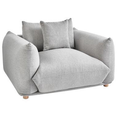 LUVOS - Fauteuil - Lichtgrijs - Stof product