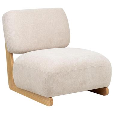 KOKKOLA - Fauteuil - Lichtbeige - Polyester