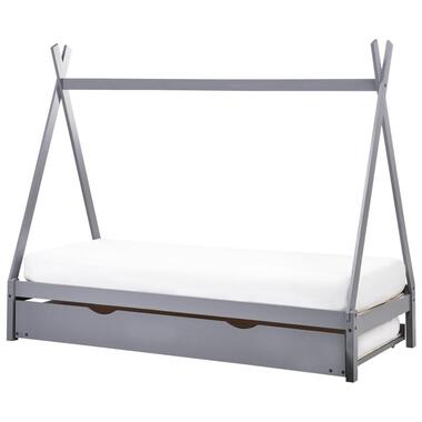 TALMONTIERS - Onderschuifbed - Grijs - 90 x 200 cm - Grenenhout product