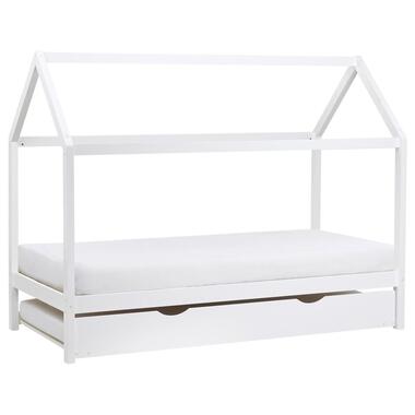 CRILLON - Onderschuifbed - Wit - 90 x 200 - Hout product