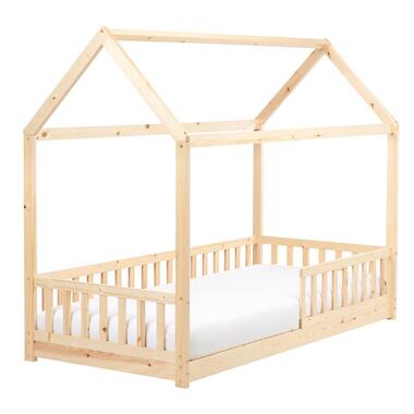 COSSAYE - Kinderbed - Lichtbruin - 90 x 200 cm - Grenenhout