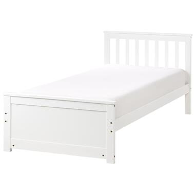 OLENDON - Eenpersoonsbed - Wit - 90 x 200 cm - Dennenhout product