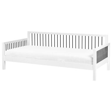 TRICOT - Eenpersoonsbed - Wit - 90 x 200 cm - Rubberhout product