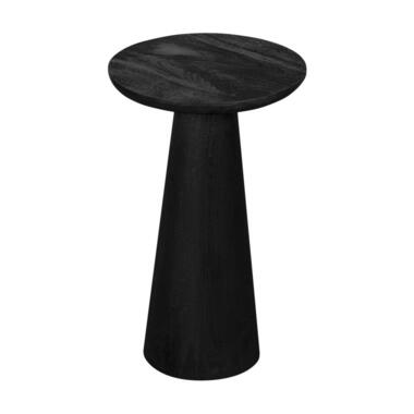Lewis & Loft Bijzettafel Laci - FSC® - ø30 cm - Gezandstraald zwart product