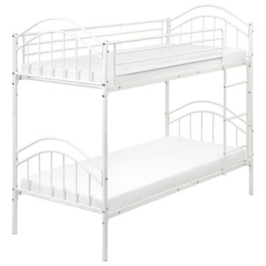 CHARTRES - Stapelbed - Wit - 90 x 200 cm - Metaal product