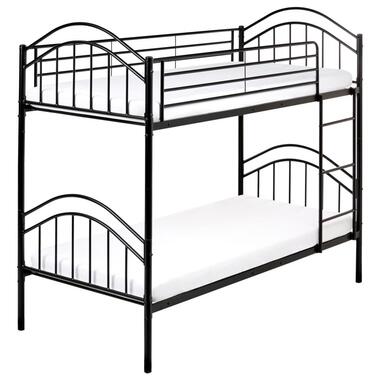 CHARTRES - Stapelbed - Zwart- 90 x 200 cm - Metaal product
