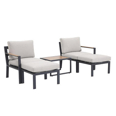 Garden Impressions Cinto balkon loungeset 5-delig - donker grijs product
