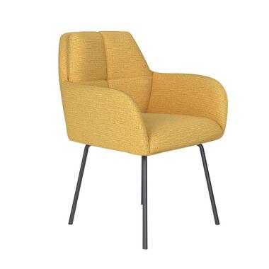 Housecraft Pete Eetkamerstoel Metaal Okergeel product
