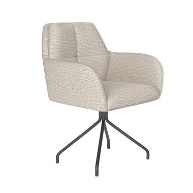 Housecraft Pete Eetkamerstoel Draaibaar Metaal Spider Off-White - Beige product