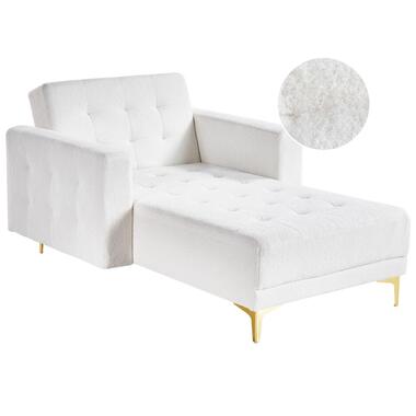 ABERDEEN - Chaise longue - Gebroken wit - Universeel - Bouclé product