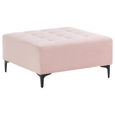 ABERDEEN - Ottomaan - Pastelroze - Fluweel product