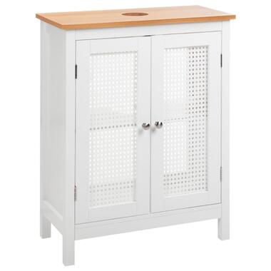 ALAMOS - Wastafelkast - Wit - 60 x 75 cm - MDF product