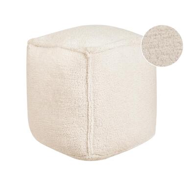 ALIPUR - Poef - Lichtbeige - Polyester product