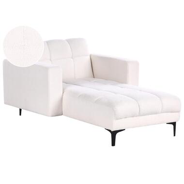 ALNES - Chaise longue - Wit - Polyester product