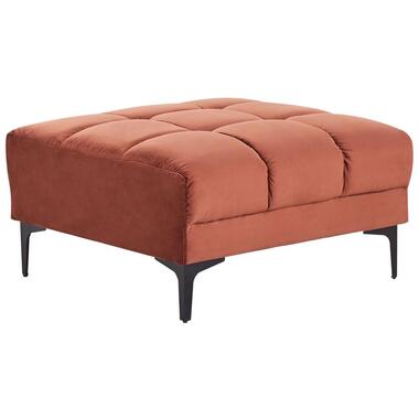 ALNES - Ottomaan - Lichtrood - Polyester product