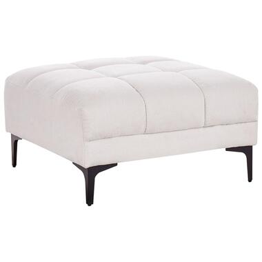 ALNES - Ottomaan - Gebroken wit - Polyester product