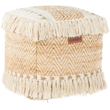 ALUPOLA - Poef - Lichtbeige - Jute product