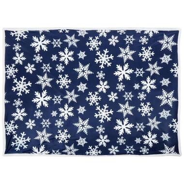 ANISE - Bedsprei - Donkerblauw - 150 x 200 cm - Stof product