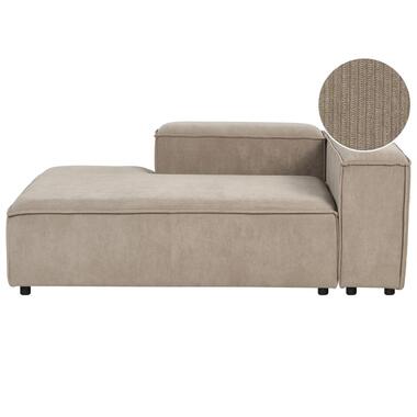 ARDAL - Chaise longue - Taupe - Rechtszijdig - Corduroy product