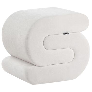 ARCADIA - Poef - Gebroken wit - Chenille product