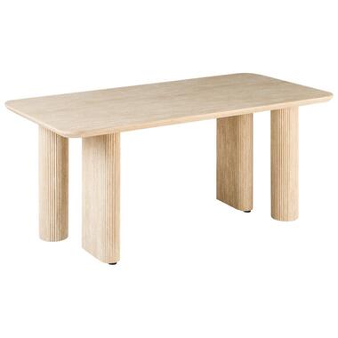 BARROY - Eettafel - Lichtbruin - 180 x 90 cm - MDF product