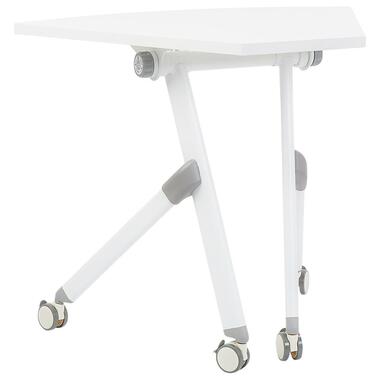 BENDI - Bureau inklapbaar - Wit - 90 x 64 cm - Metaal product