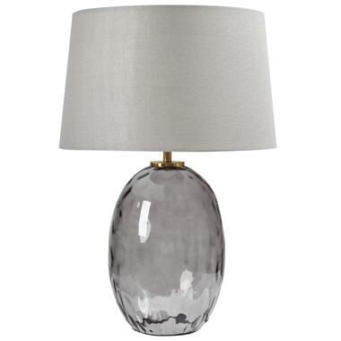 BONELLI - Tafellamp - Grijs - Stof/Glas product