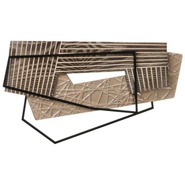 ENNIS - Wanddecoratie - Bruin - IJzer product