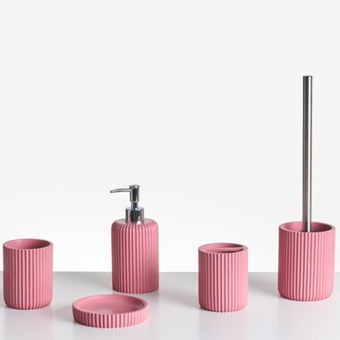 CAMANA - Badkameraccessoireset - Roze - Polyresin product