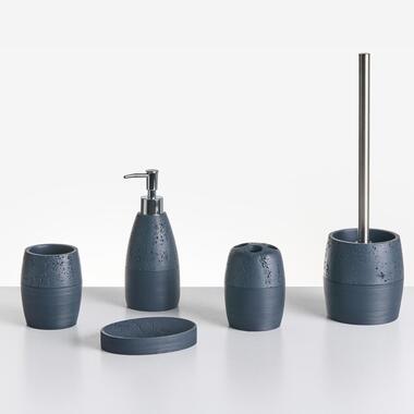 YARAPA - Badkameraccessoireset - Donkerblauw - Polyresin product